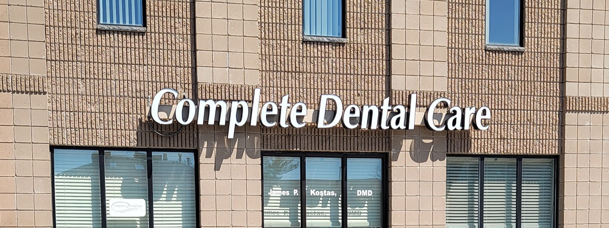 Outside view of Complete Dental Care in Burlington Massachusetts