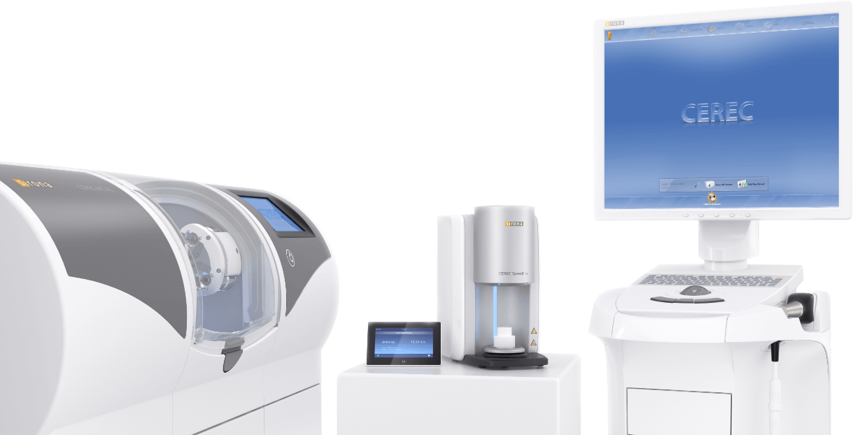 CEREC one visit dental crown system