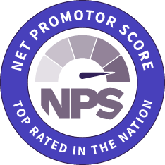 National Net Promoter Score Top Rated in the Nation badge